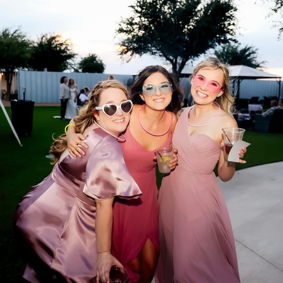 David’s Bridal CELEBRATE DB STUDIO The Daydream Dress full skirt one shoulder - Picture 8 of 11